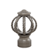 AriA Sterling Cage Antique Finial 1-3/8" Antique Pewter