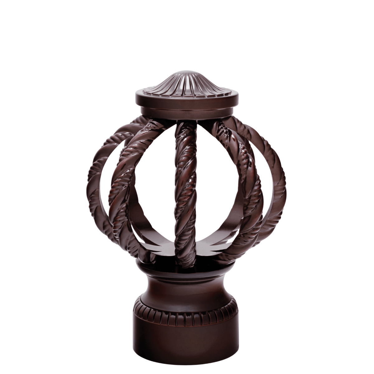 AriA Sterling Cage Antique Finial 1-3/8" Oil Rubbed Bronze