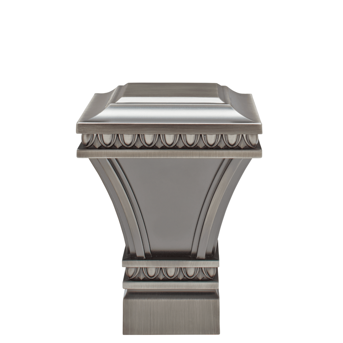 AriA Versailles Square Antique Finial 1-3/8" Antique Pewter
