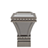AriA Versailles Square Antique Finial 1-3/8" Antique Pewter