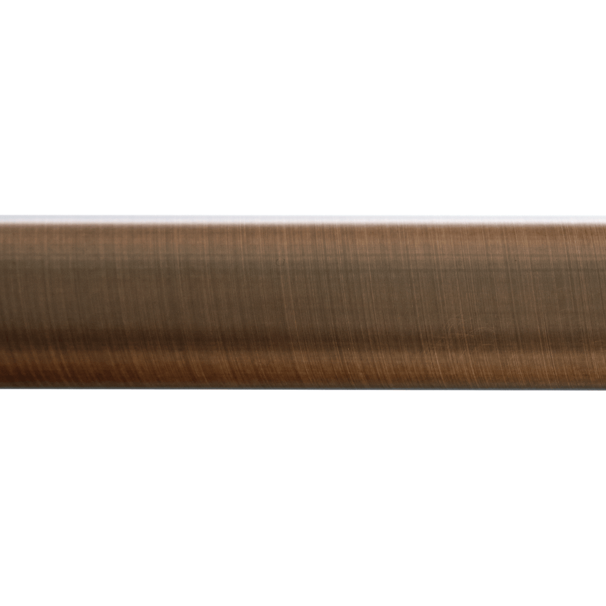 AriA Metal Drapery Rod 1-3/8" Brushed Bronze