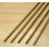 3/8" Brass Plated Steel Rods - 12' Rods Cut At Standard Sizes