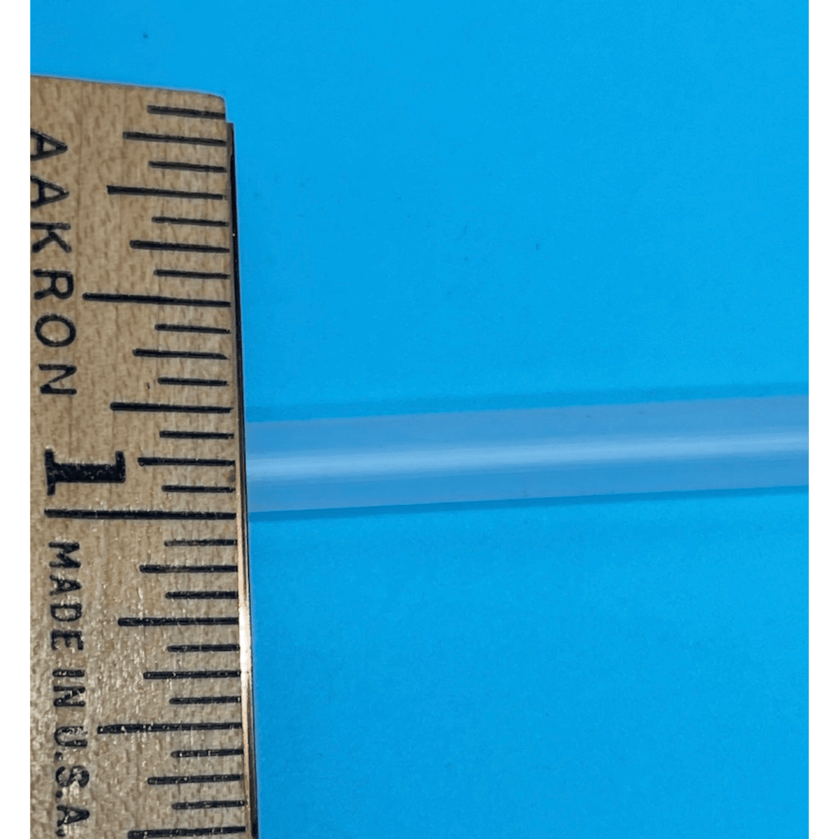 3/16" Clear Round Roman Shade Ribs