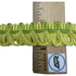 Conso Vintage 1" Loop Fringe Trim U06 Green/Yellow Close up