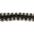 Conso Vintage French Gimp Braided Trim Q93 Brown/White