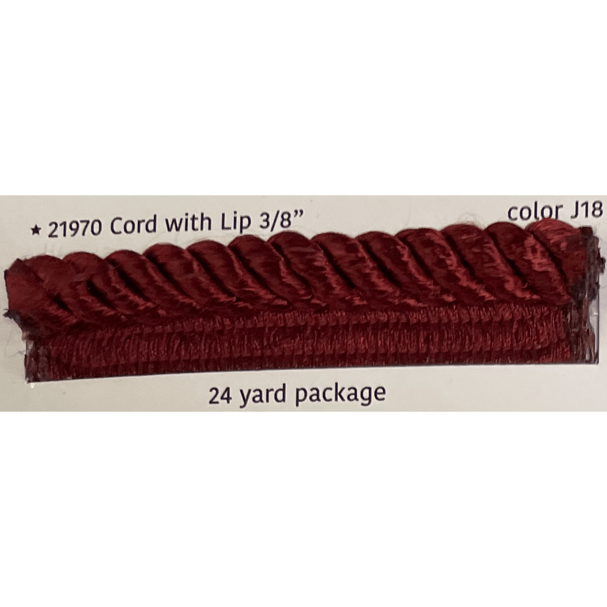 Conso Twisted Cord With Lip