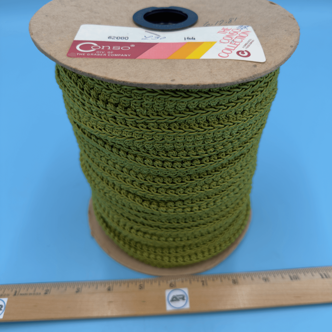 Conso Vintage French Gimp L30 Green