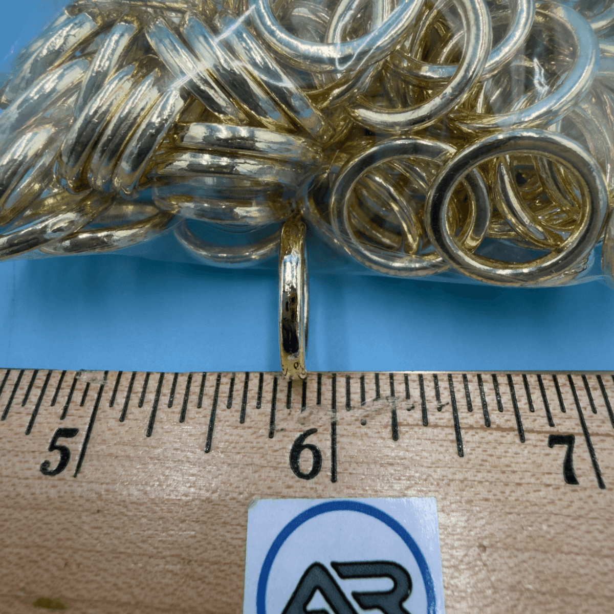 Brass Heavy Duty Rings 1/2" x 11/16"