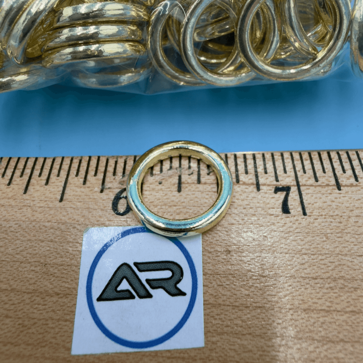 Brass Heavy Duty Rings 1/2" x 11/16"