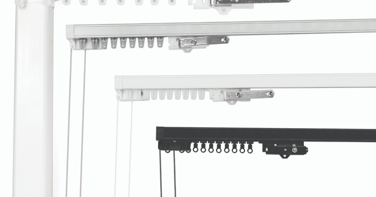 Kirsch Aluminum Architrac Cord Drawn Rod or Motorized 94001 Assembled