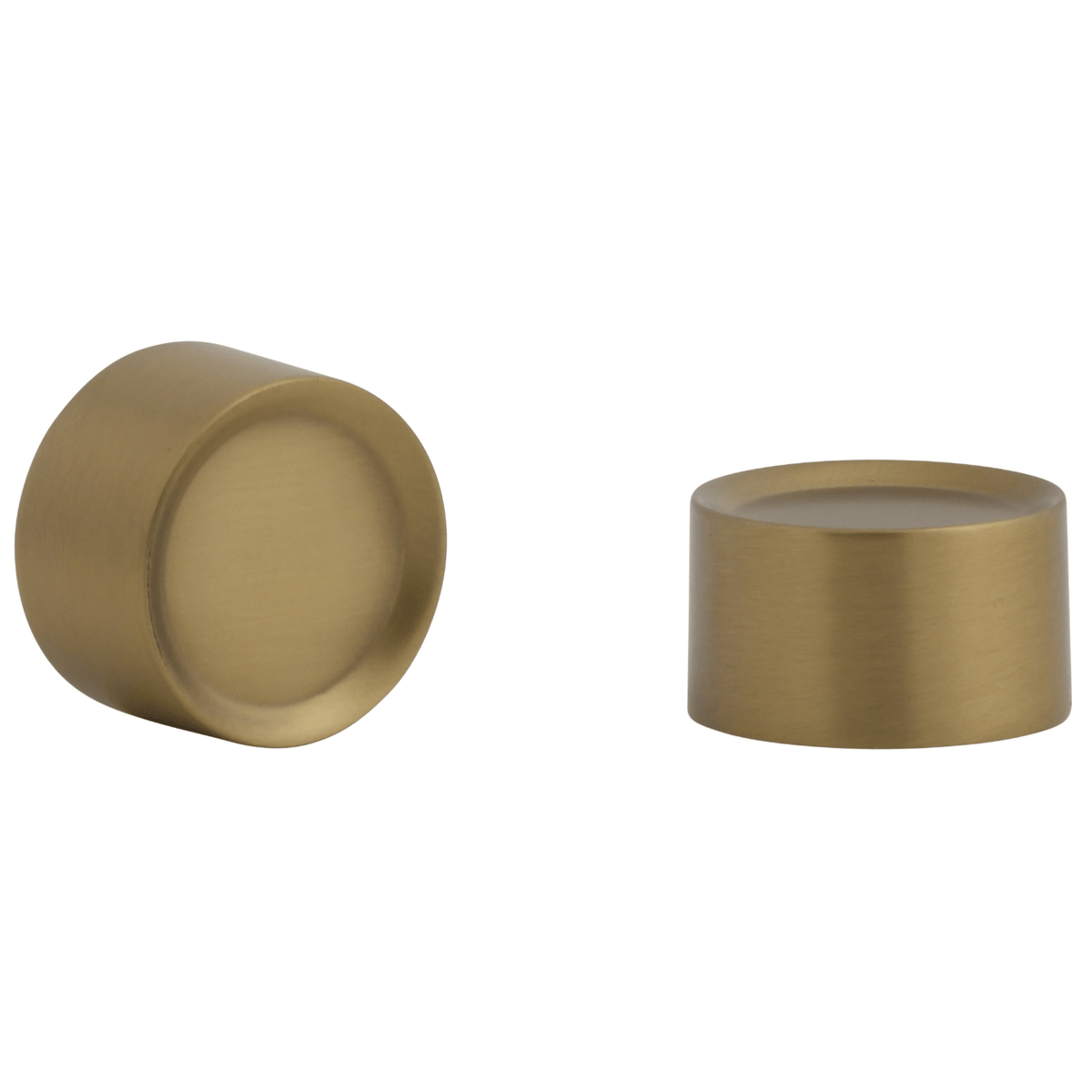 Kirsch Fitz 1" Finials Pair Brushed Bronze