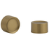Kirsch Fitz 1" Finials Pair Brushed Bronze