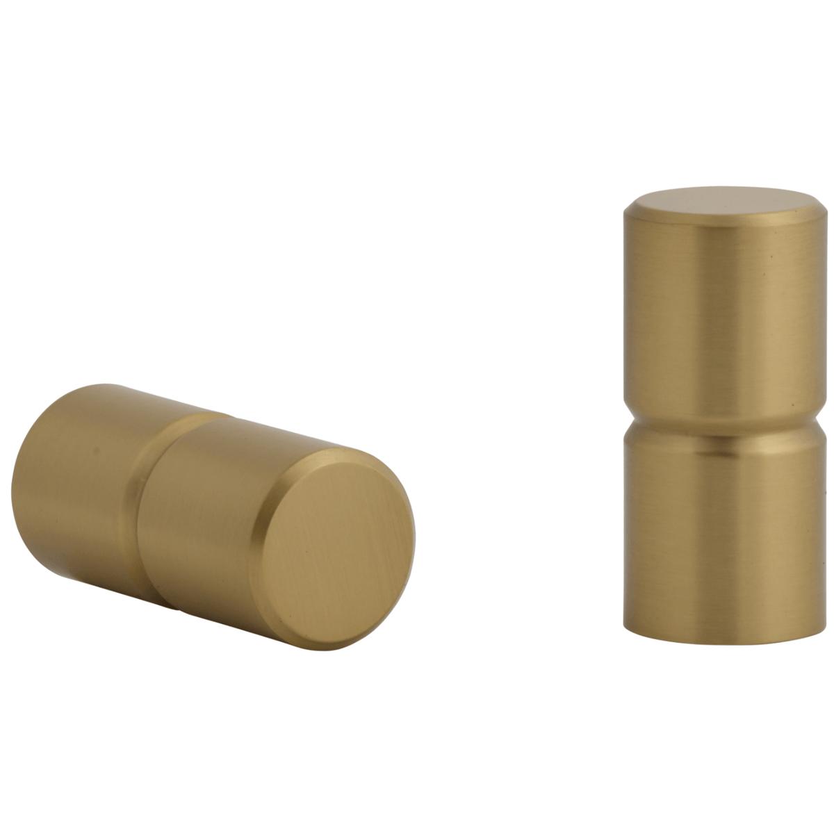 Kirsch 1" Designer Metals Gavin Finials Brushed Bronze