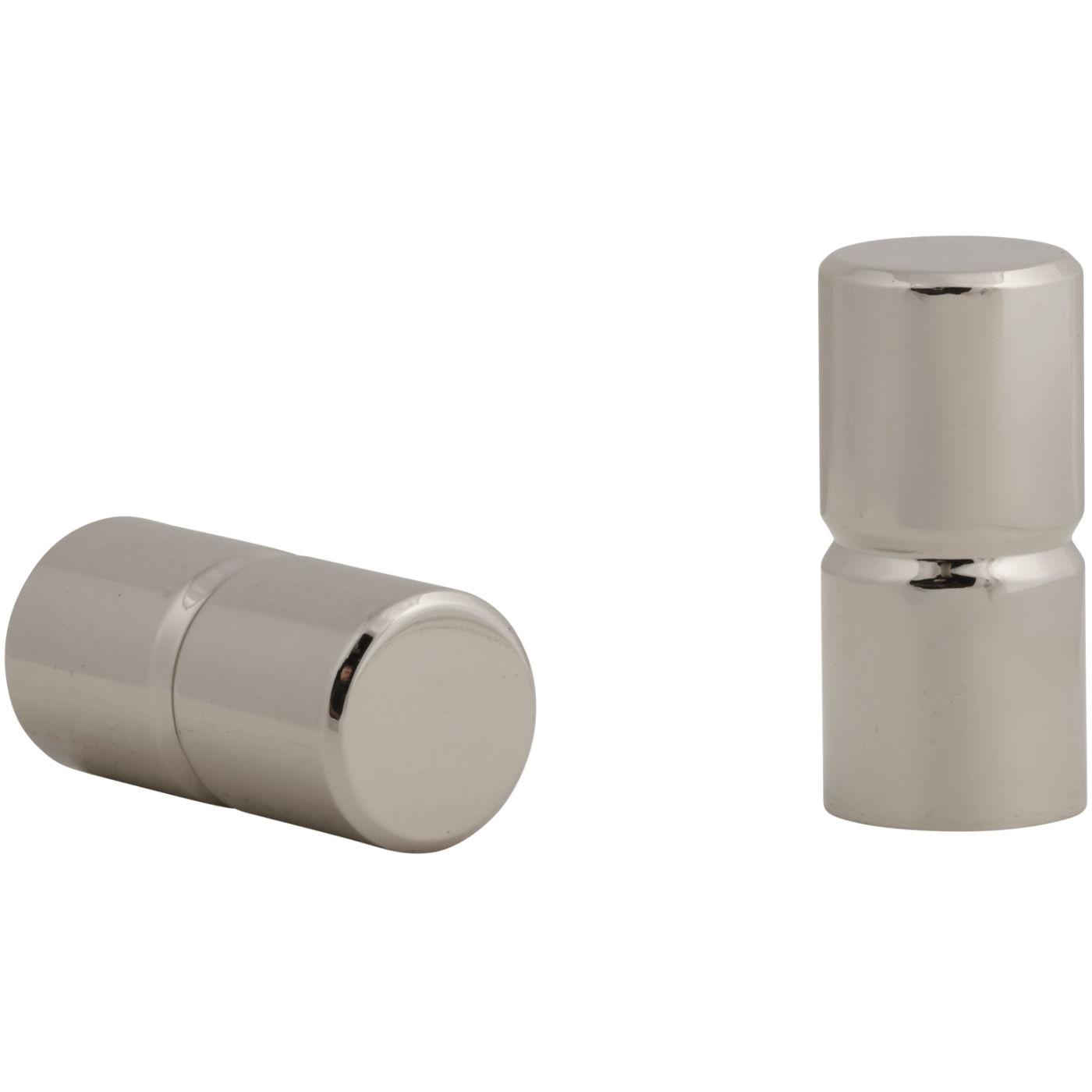Kirsch 1" Designer Metals Gavin Finials Polished Nickel