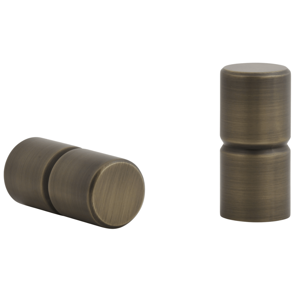 Kirsch 1" Designer Metals Gavin Finials Elegant Brass