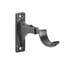 Kirsch Metal 1-3/8" Decorative Bypass Bracket 3"-4" Return Gunmetal
