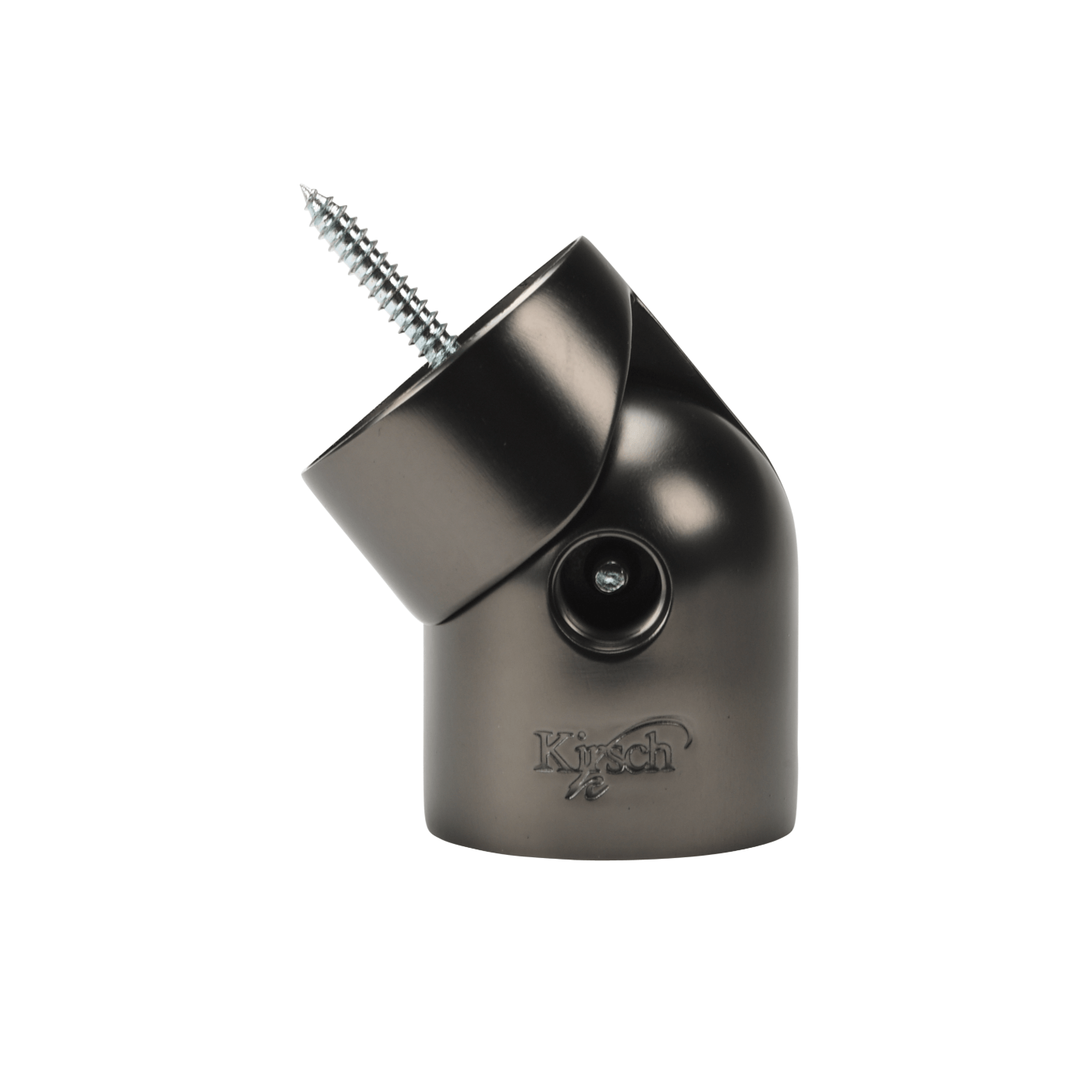 Kirsch Designer Metals Swivel Socket Gunmetal