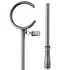 kirsch 1831558 Designer Metals 36 Baton Bypass C Ring Antique silver