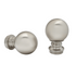 Kirsch Designer Metals Pandora Finial Satin Nickel