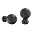 Kirsch Designer Metals Pandora Finial Black