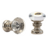 Kirsch Designer Metals Europa Finial 1-3/8" or 2" - Per Pair Polished Nickel