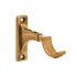 Kirsch Metal 1-3/8" Decorative Bypass Bracket 3"-4" Return Gilded Bronze