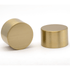 Kirsch Metal Round Finial End Cap 1-3/8" Pair Brushed Bronze
