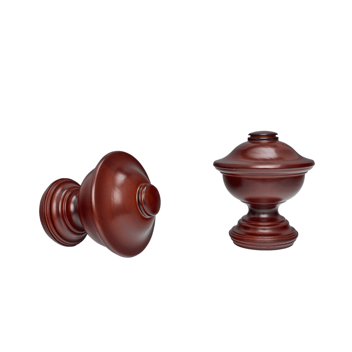 kirsch 46807083 Wood Trends Finial Chaucer Mahogany brown