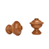 kirsch 46807820 Wood Trends Finial Chaucer Estate Oak brown