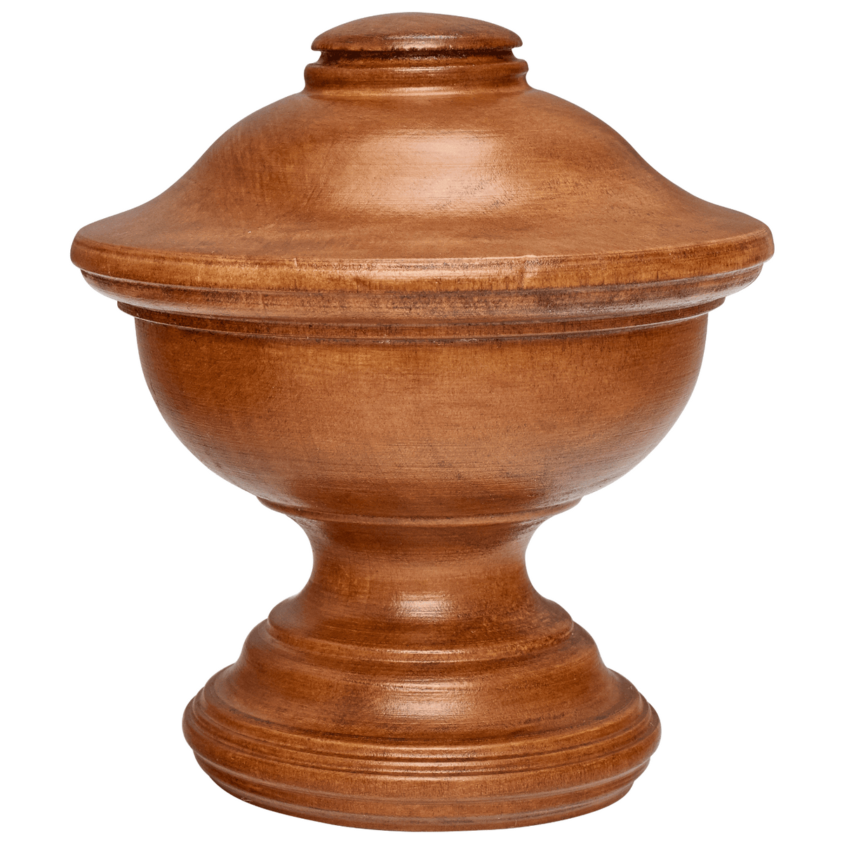 kirsch 46807820 Wood Trends drapery Finial Chaucer Estate Oak brown