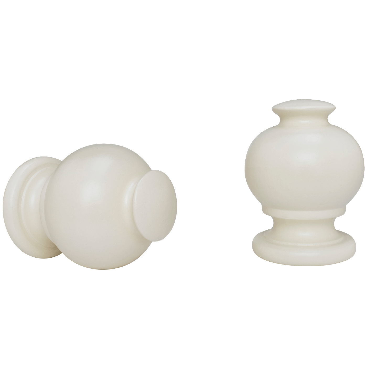 kirsch 46813830 Wood Trends Finial Button Ball Marble