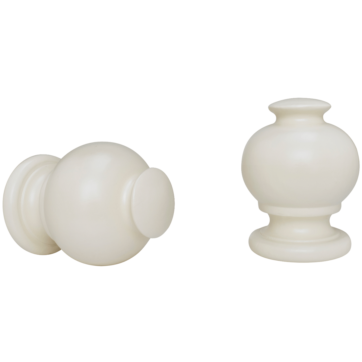 kirsch 46813830 Wood Trends Finial Button Ball Marble
