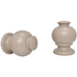 kirsch 46813835 Wood drapery Finial Button Ball Truffle