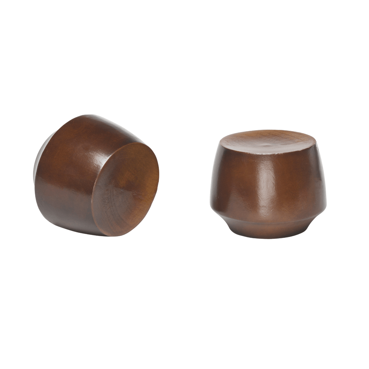kirsch 46815841 Wood curtain Finial Hugo Coffee brown