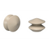 Kirsch 46816835 Wood Trends curtain Finial Miller Truffle