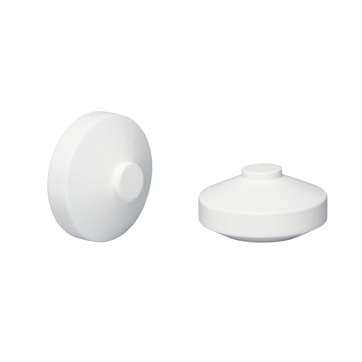 kirsch 46817025 Wood Trends drapery Finial Warren White