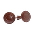 kirsch 46865083 Wood Trends curtain Holdback Mahogany brown
