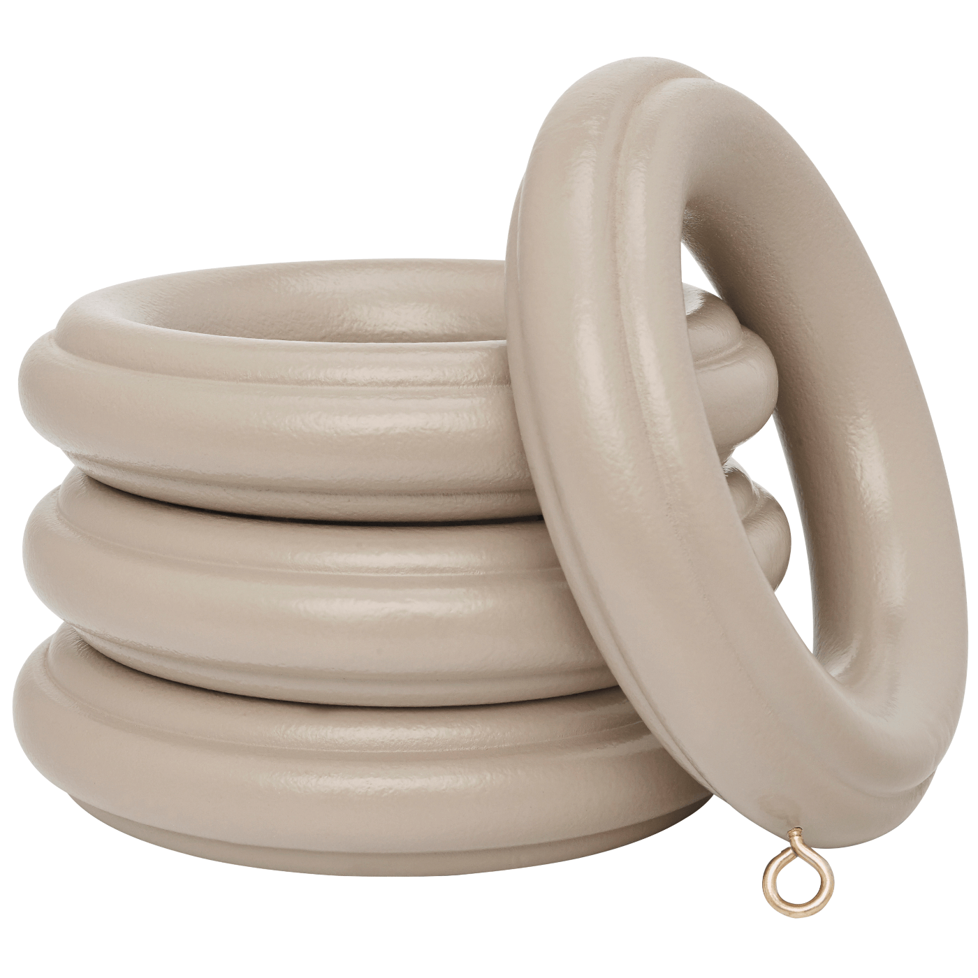 kirsch 5502EG835 Wood Trends curtain Ring Truffle