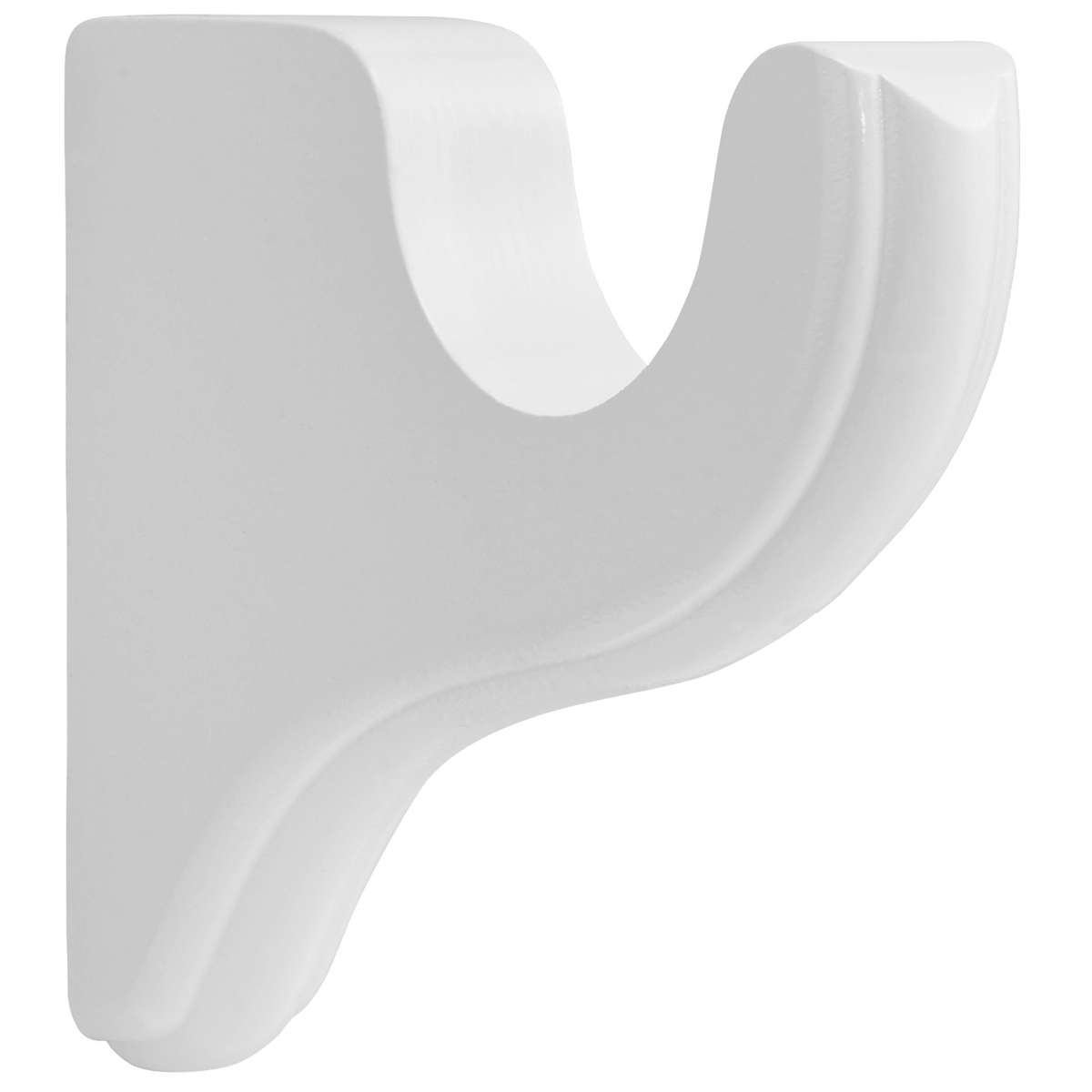 kirsch 5503EG025 Wood Trends drapery Wall Bracket White
