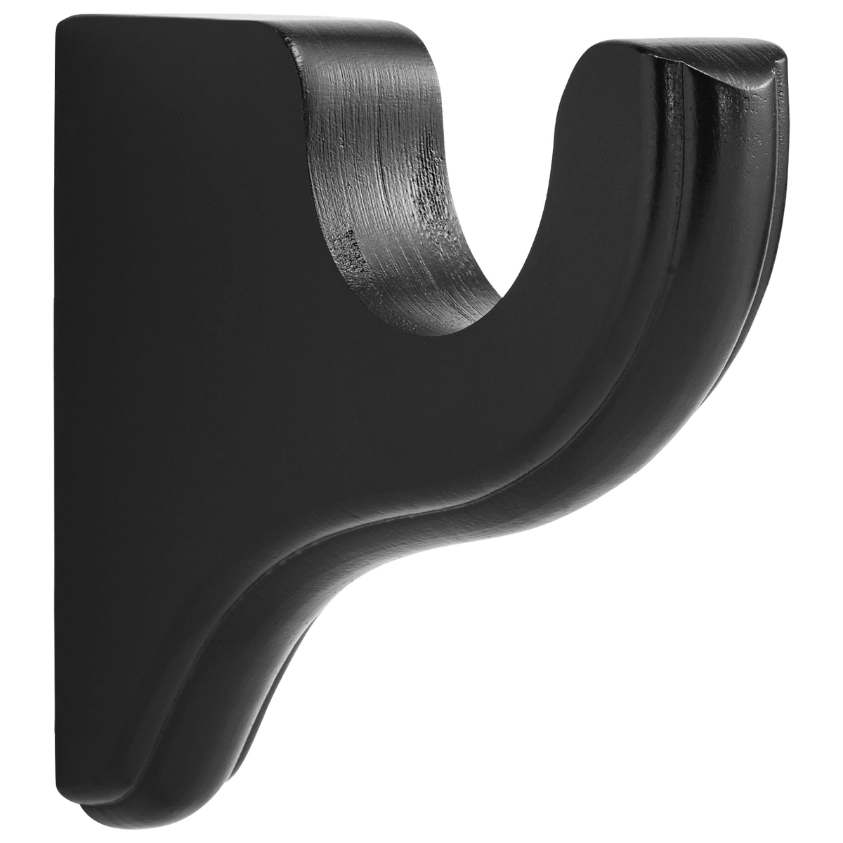 kirsch 5503EG059 Wood Trends curtain Wall Bracket Black