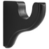 kirsch 5503EG059 Wood Trends curtain Wall Bracket Black