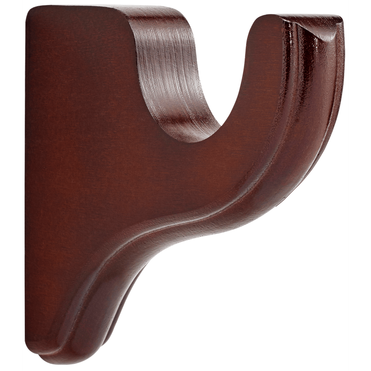 kirsch 5503EG083 Wood Trends curtian Wall Bracket Mahogany brown