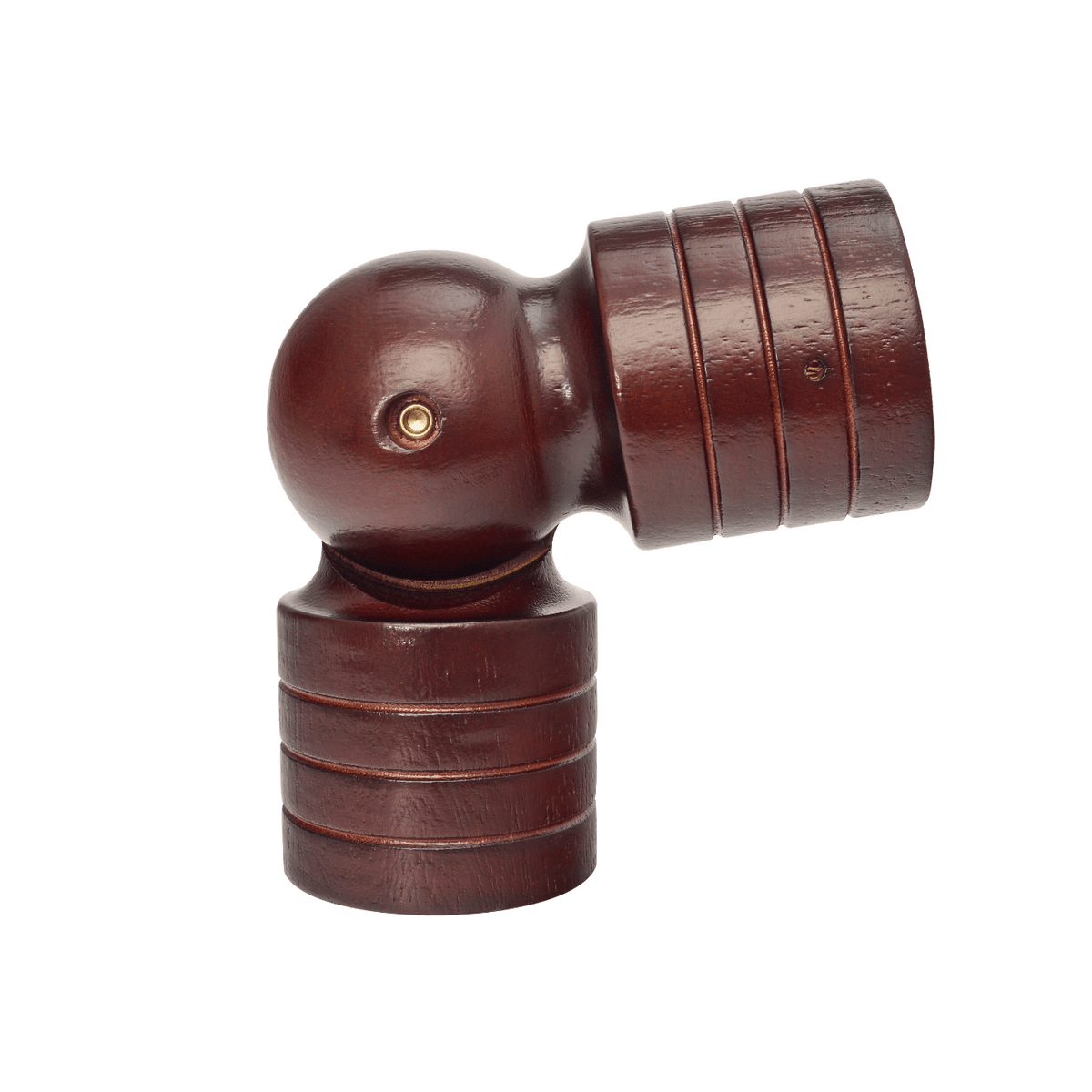 kirsch 5506EG083 Wood Trends curtain Swivel Socket Mahogany brown
