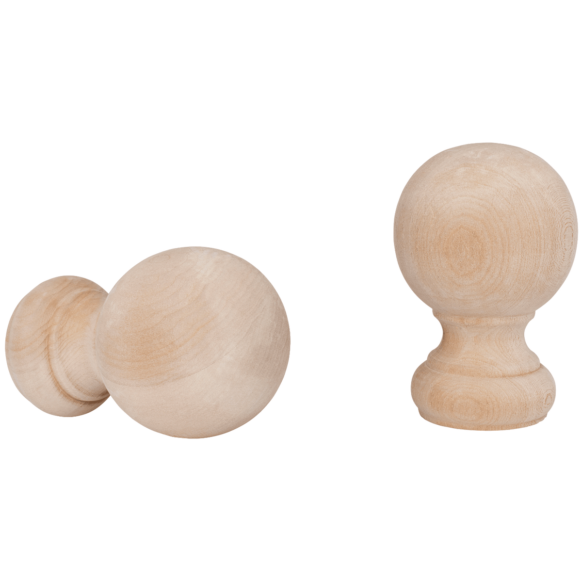 kirsch 5508EG091 Wood Trends drapery Finial Ball Unfinished