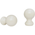 kirsch 5508EG830 Wood Finial Ball Marble