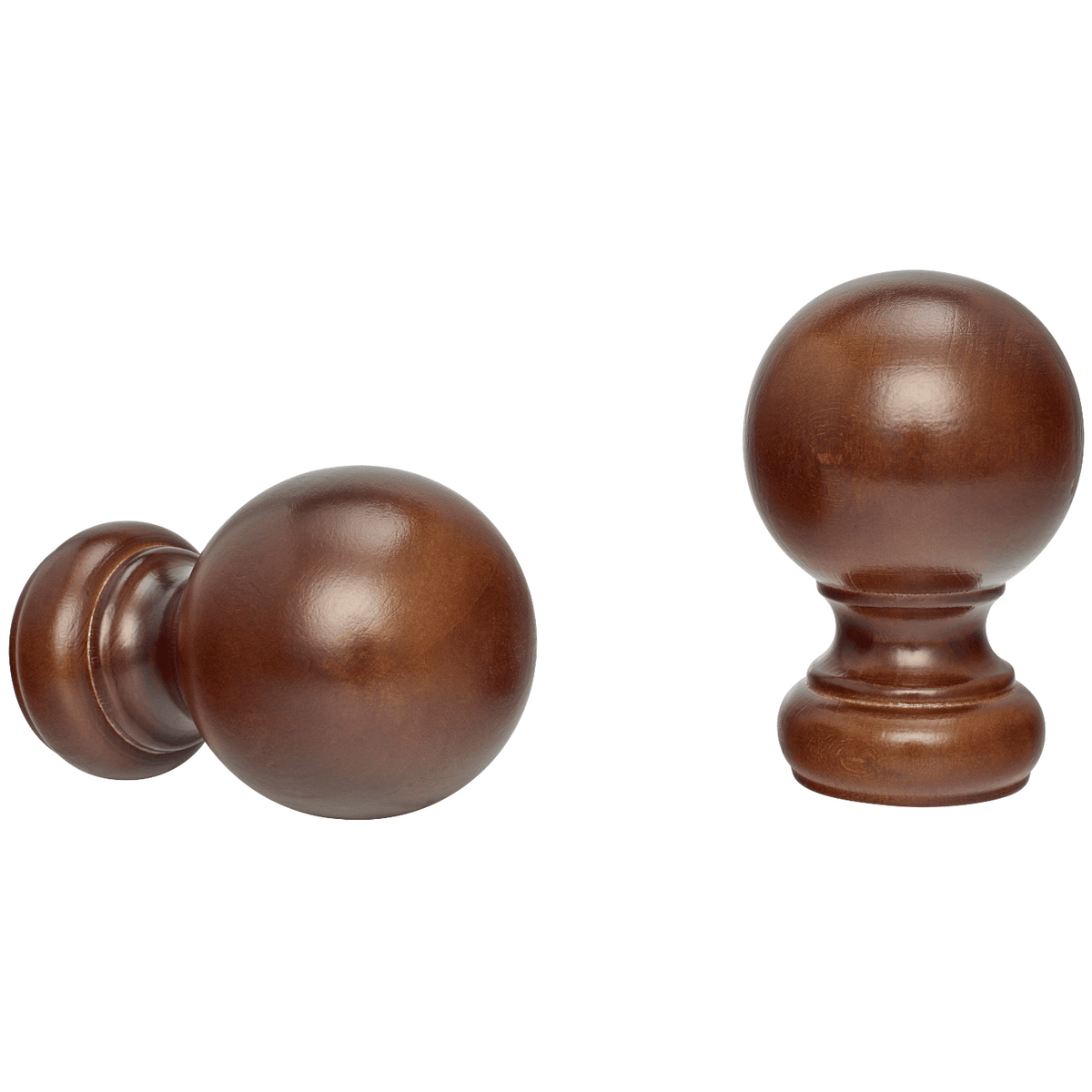kirsch 5508EG841 Wood Trends Finial Ball Coffee brown