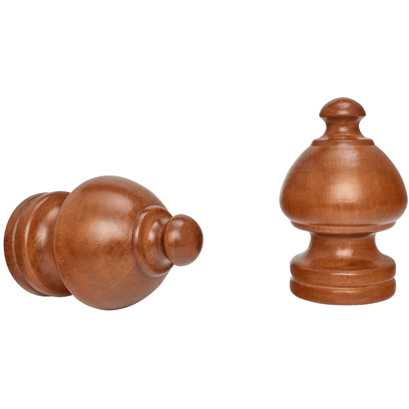 kirsch 5509EG820 Wood Finial Sherwood-Estate Oak brown