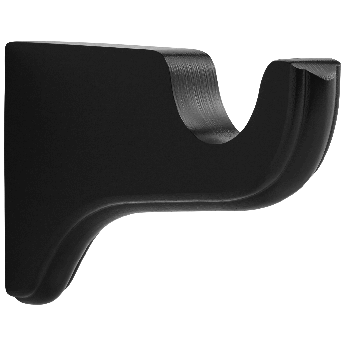 kirsch 5511EG059 Wood Trends curtain Wall Bracket Black