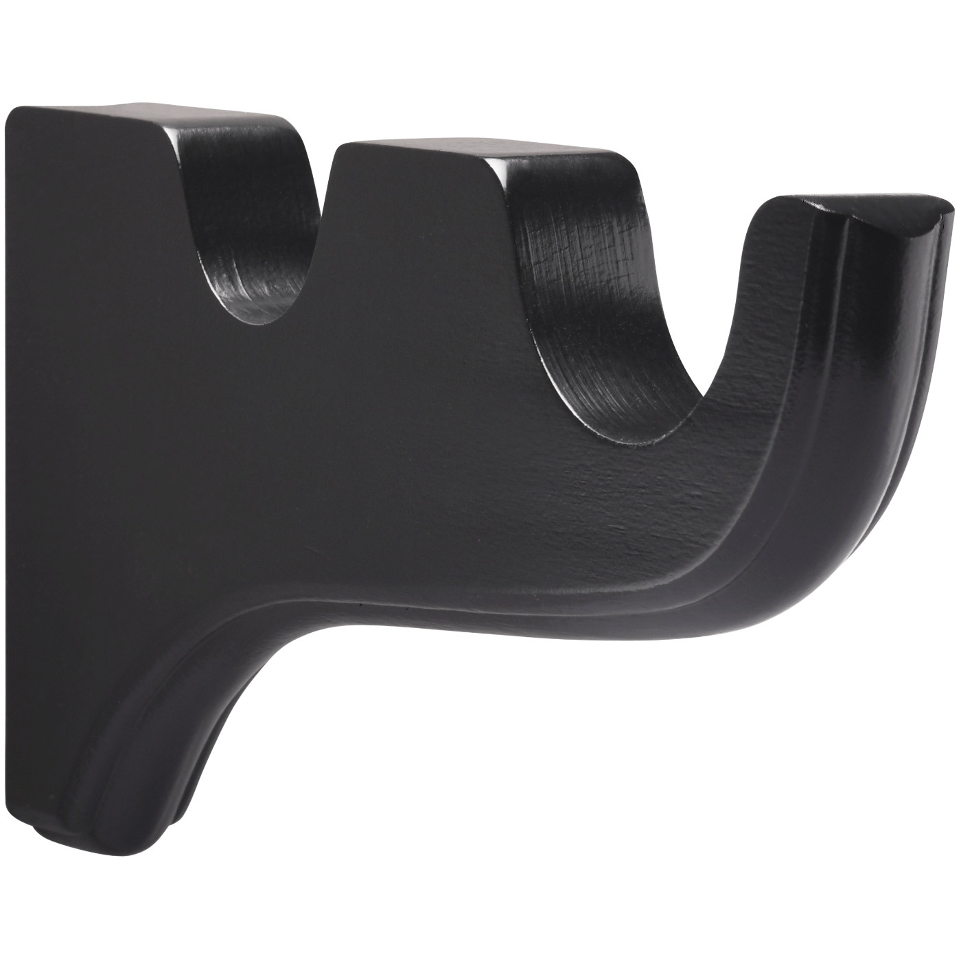 kirsch 5520EG059 Wood Trends curtain Double Bracket Black