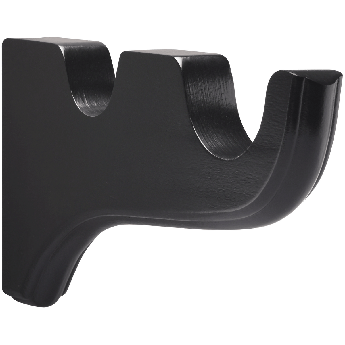 kirsch 5520EG059 Wood Trends curtain Double Bracket Black